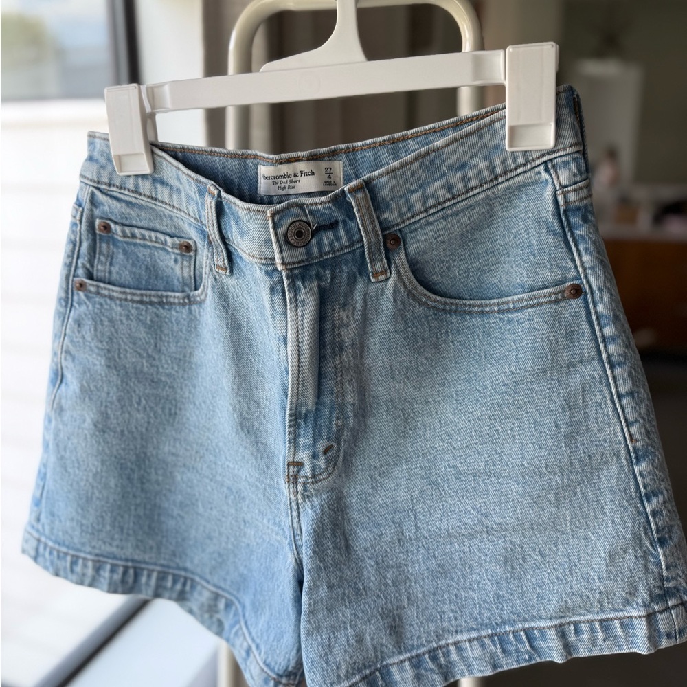 Abercrombie & Fitch Sky Blue Denim Shorts
